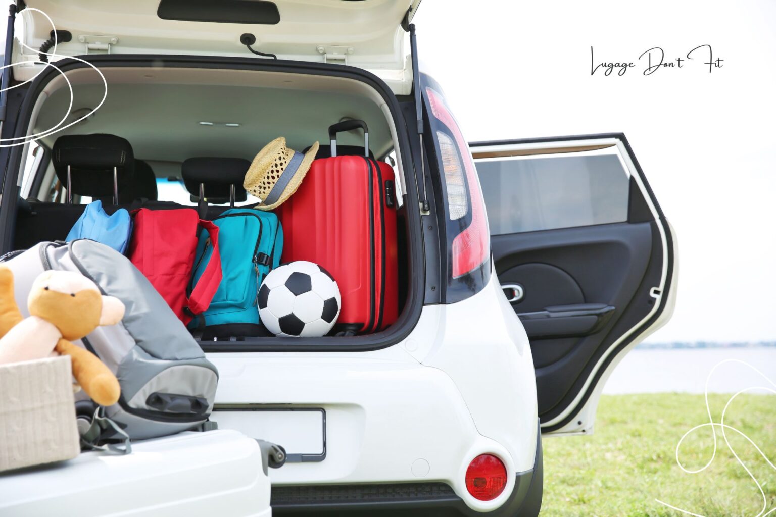Picking up a hire car What to do when your luggage won't fit Car